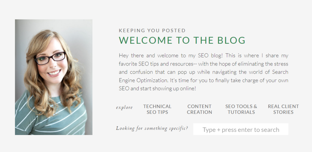 welcome intro to the SEO Coaching for Creatives blog for SEO help